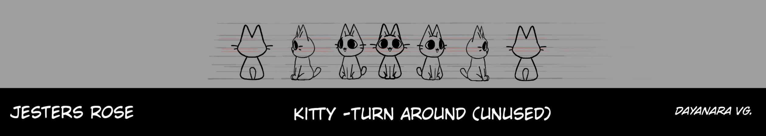 "Jesters Rose"- Kitty Turn-around (unused)