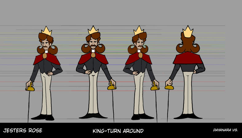 "Jesters Rose"- King Turn-around