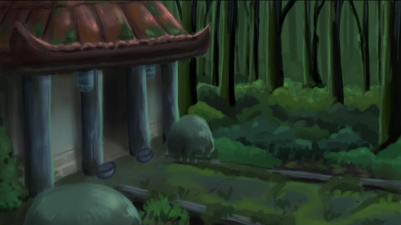 "A Little Rain"- Shrine Angle BG 7