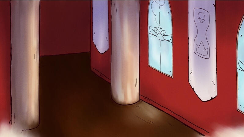 "Jesters Rose"- Hall Angle view