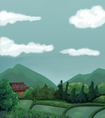 "A Little Rain"- BG 1 (tall)