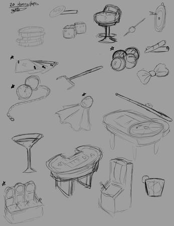 Prop Concept Sketches