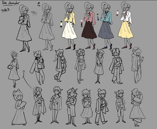 "Sandy Olsson"- Character Design